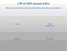 Tablet Screenshot of lyceejeannedarcpontarlier.org